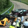 ニュルブルクリンク近隣でレクサスLFAが事故